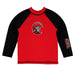 Tampa Spartans Vive La Fete Logo Red Black Long Sleeve Raglan Rashguard
