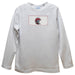 Tampa Spartans Smocked White Knit Boys Long Sleeve Tee Shirt