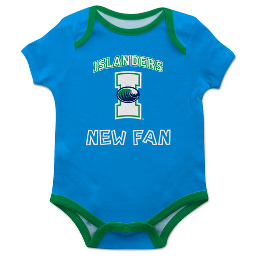 Texas A&M Corpus Christi Islanders Infant Game Day Blue Short Sleeve Onesie New Fan Logo and Mascot Bodysuit - Vive La Fête - Online Apparel Store