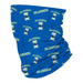 Texas A&M Corpus Christi Islanders TAMU-CC Neck Gaiter Blue All Over Logo - Vive La Fête - Online Apparel Store