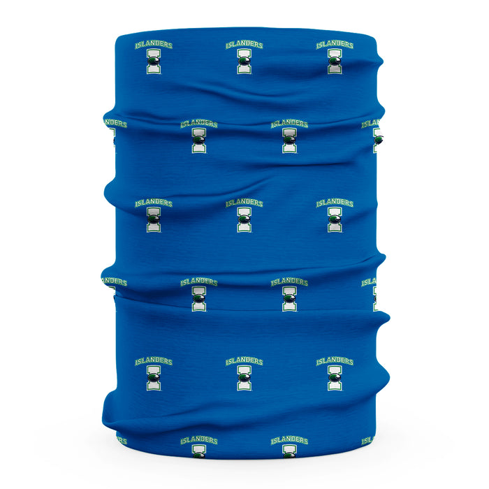 Texas A&M Corpus Christi Islanders TAMU-CC All Over Logo Collegiate Face Cover Soft 4-Way Stretch Two Ply Neck Gaiter - Vive La Fête - Online Apparel Store