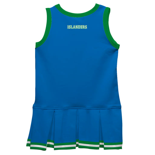 Texas A&M Corpus Christi Islanders TAMU-CC Vive La Fete Game Day Blue Sleeveless Cheerleader Dress - Vive La Fête - Online Apparel Store