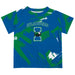 Texas A&M Corpus Christi Islanders TAMU-CC Vive La Fete Boys Game Day Blue Short Sleeve Tee Paint Brush