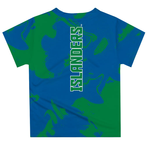 Texas A&M Corpus Christi Islanders TAMU-CC Vive La Fete Marble Boys Game Day Blue Short Sleeve Tee - Vive La Fête - Online Apparel Store