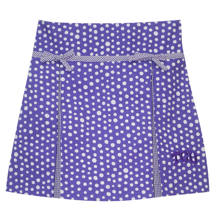 TCU Pleated Polka Dots Skirt - Vive La Fête - Online Apparel Store