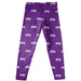 TCU Print Purple Leggings - Vive La Fête - Online Apparel Store