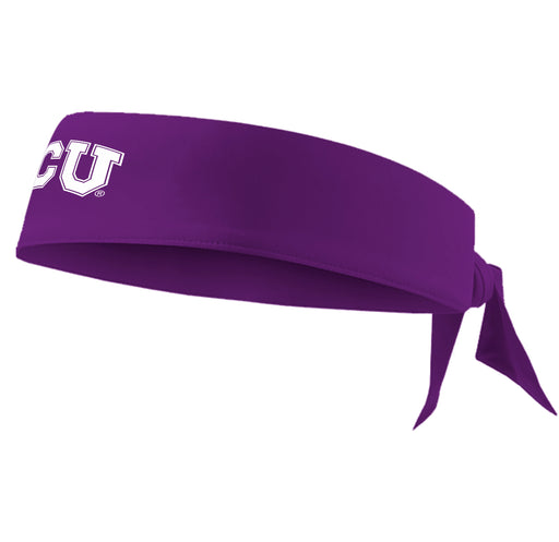 TCU Horned Frogs Vive La Fete Purple Head Tie Bandana