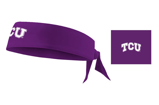 TCU Horned Frogs Vive La Fete Purple Head Tie Bandana - Vive La Fête - Online Apparel Store