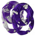 TCU Horned Frogs Vive La Fete All Over Logo Game Day Collegiate Women Set of 2 Light Weight Ultra Soft Infinity Scarfs
