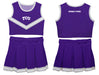 TCU Horned Frogs Vive La Fete Game Day Purple Sleeveless Cheerleader Set - Vive La Fête - Online Apparel Store