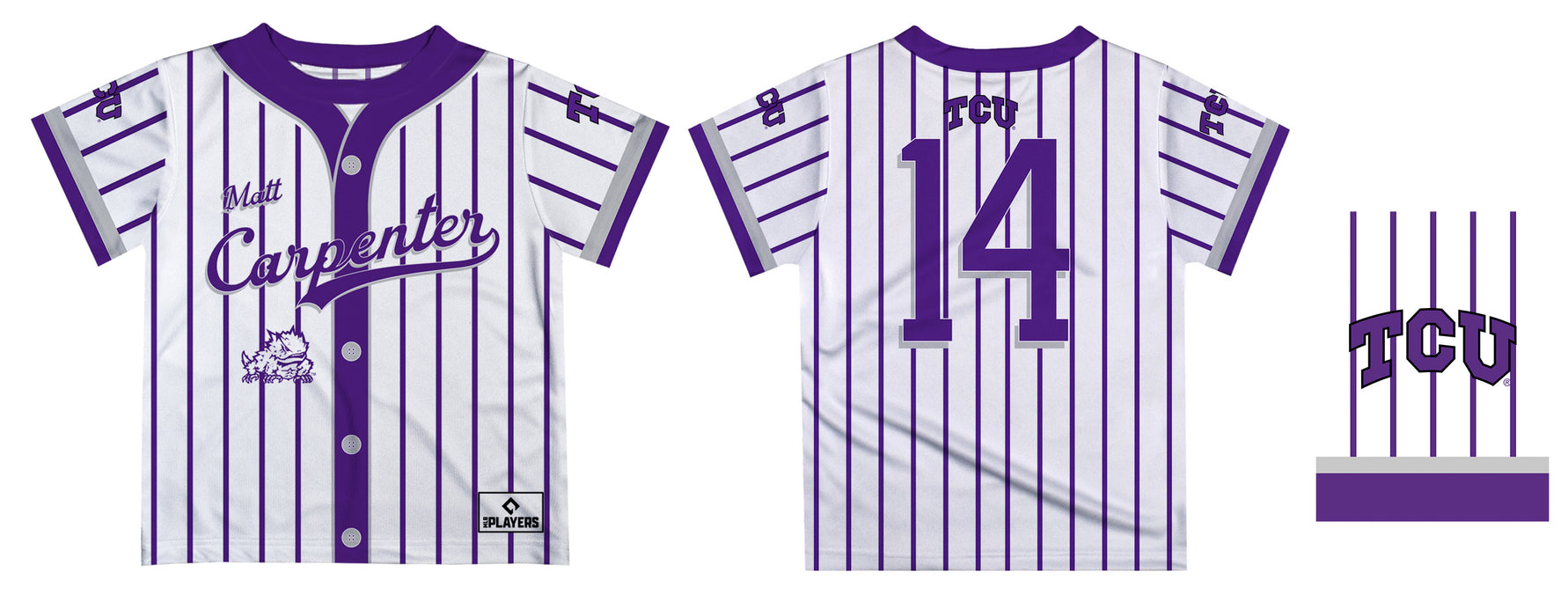 MLB Players Association TCU Horned Frogs MLBPA Officially Licensed by Vive La Fete T-Shirt - Vive La Fête - Online Apparel Store