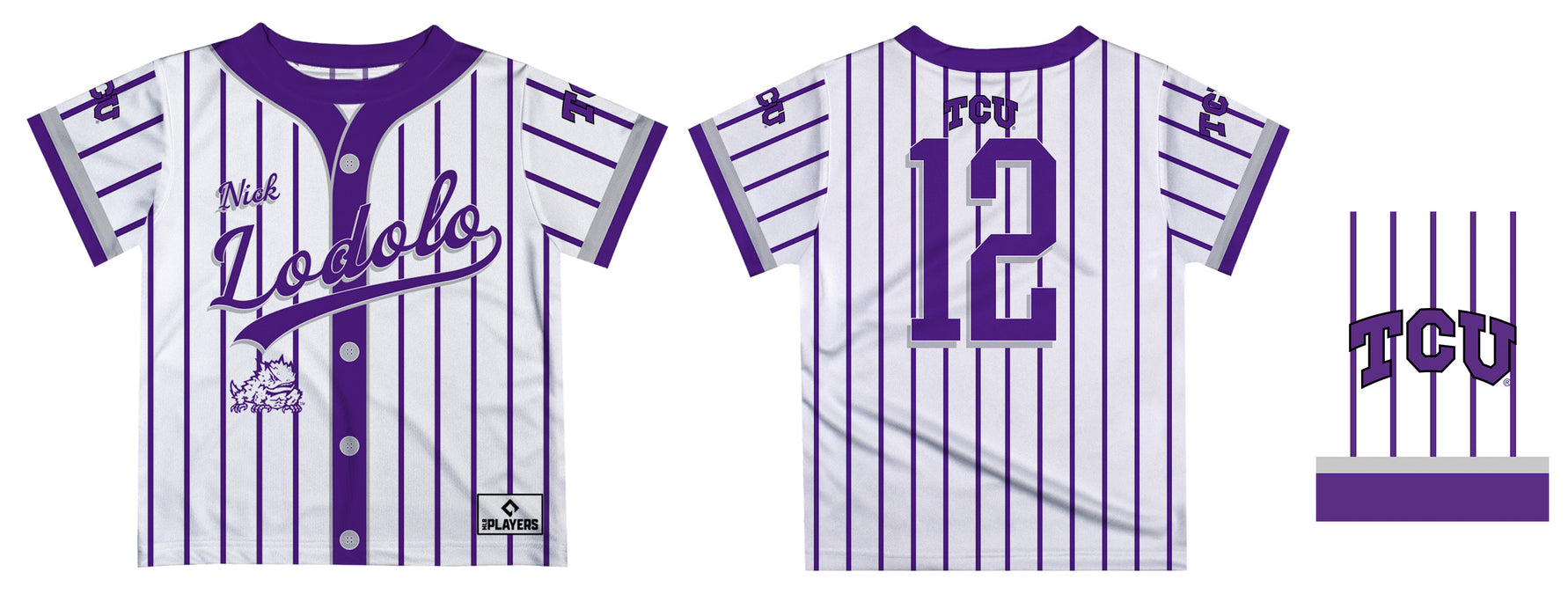 MLB Players Association TCU Horned Frogs MLBPA Officially Licensed by Vive La Fete T-Shirt - Vive La Fête - Online Apparel Store