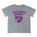 TCU Horned Frogs Vive La Fete Boys Game Day V2 Heather Gray Short Sleeve Tee Shirt