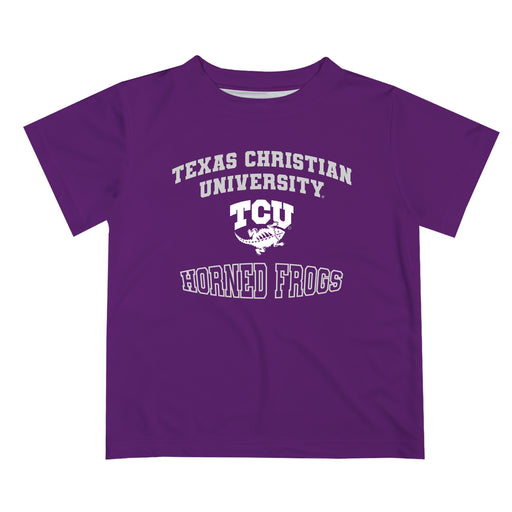 TCU Horned Frogs Vive La Fete Boys Game Day V3 Purple Short Sleeve Tee Shirt