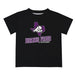 TCU Horned Frogs Vive La Fete State Map Black Short Sleeve Tee Shirt