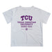 TCU Horned Frogs Vive La Fete Soccer V1 White Short Sleeve Tee Shirt
