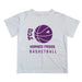 TCU Horned Frogs Vive La Fete Basketball V1 White Short Sleeve Tee Shirt