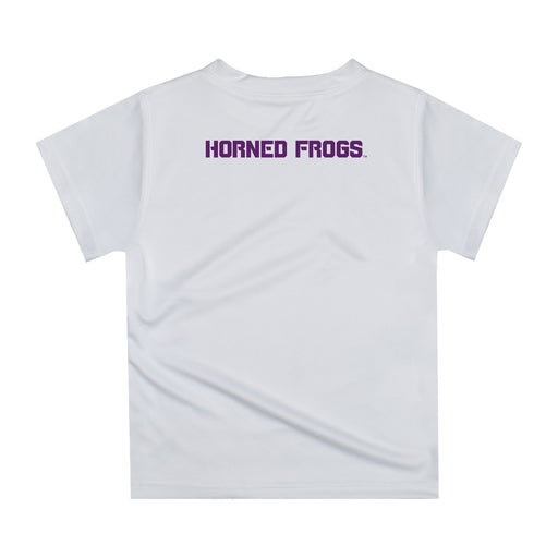 TCU Horned Frogs Original Dripping Basketball Purple T-Shirt by Vive La Fete - Vive La Fête - Online Apparel Store