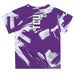TCU Horned Frogs Vive La Fete Boys Game Day Purple Short Sleeve Tee Paint Brush - Vive La Fête - Online Apparel Store