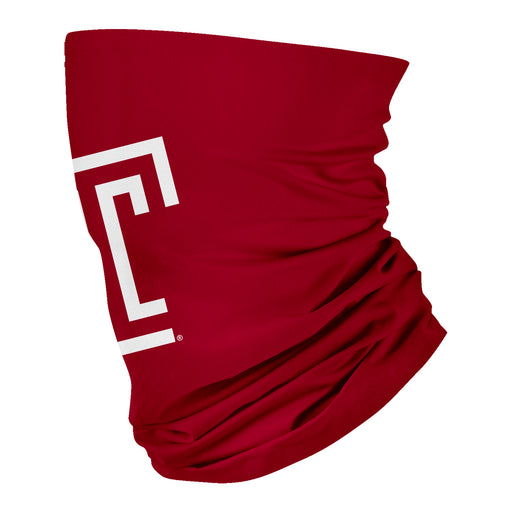 Temple University Owls TU Vive La Fete Red Game Day Collegiate Logo Face Cover Soft  Four Way Stretch Neck Gaiter - Vive La Fête - Online Apparel Store