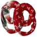 Temple Owls TU Vive La Fete All Over Logo Game Day Collegiate Women Set of 2 Light Weight Ultra Soft Infinity Scarfs