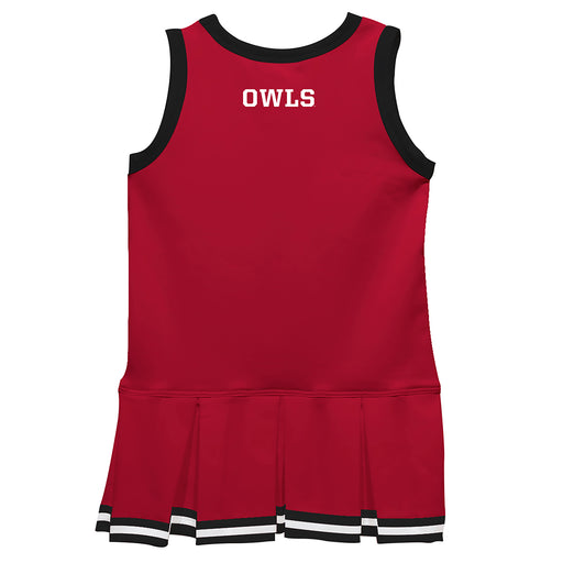 Temple University Owls TU Vive La Fete Game Day Red Sleeveless Cheerleader Dress - Vive La Fête - Online Apparel Store