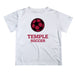 Temple Owls TU Vive La Fete Soccer V1 White Short Sleeve Tee Shirt