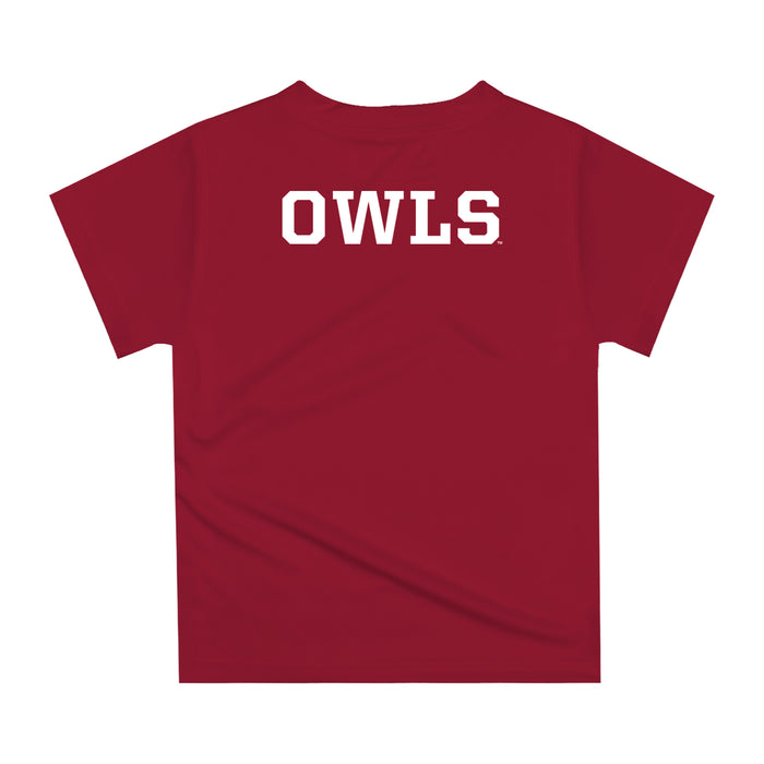Temple Owls TU Original Dripping Basketball Red T-Shirt by Vive La Fete - Vive La Fête - Online Apparel Store
