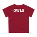 Temple Owls TU Original Dripping Basketball Red T-Shirt by Vive La Fete - Vive La Fête - Online Apparel Store