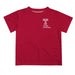 Temple Owls TU Vive La Fete Boys Game Day V1 Red Short Sleeve Tee Shirt