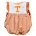 Tennessee Vols Embroidere Orange Gingham Girls Bubble
