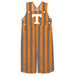 Tennessee Vols Vive La Fete Orange Gray Stripes Logo Boys Overall Team Bibs