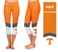 Tennessee Vols Vive La Fete Game Day Collegiate Ankle Color Block Girls Orange White Capri Leggings - Vive La Fête - Online Apparel Store