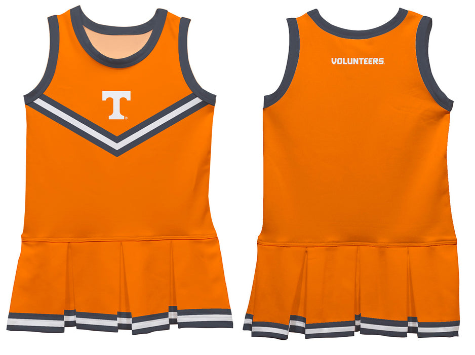 Tennessee Vols Vive La Fete Game Day Orange Sleeveless Youth Cheerleader Dress - Vive La Fête - Online Apparel Store