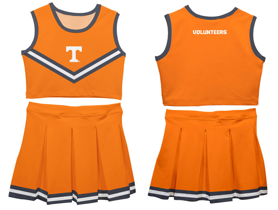 Tennessee Vols Vive La Fete Game Day Orange Sleeveless Cheerleader Set - Vive La Fête - Online Apparel Store