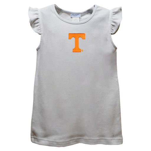 Tennessee Vols Embroidered White Knit Angel Sleeve