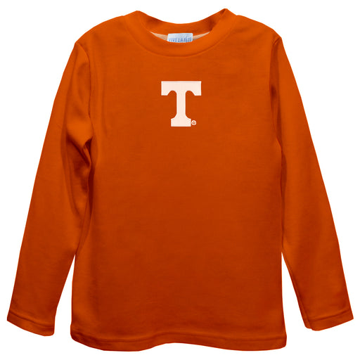 Tennessee Vols Embroidered Orange Long Sleeve Boys Tee Shirt