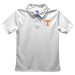 Tennessee Vols Embroidered White Short Sleeve Polo Box Shirt