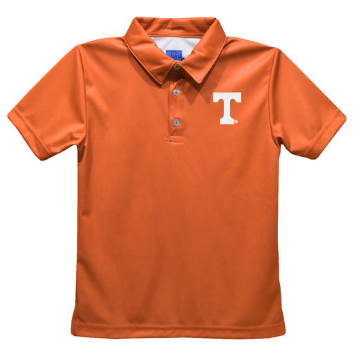 Tennessee Vols Embroidered Orange Short Sleeve Polo Box Shirt