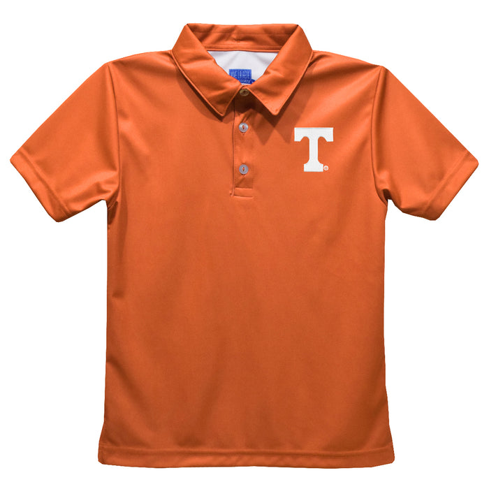Tennessee Vols Embroidered Orange Short Sleeve Polo Box Shirt