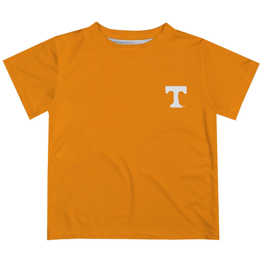 Tennessee Vols Hand Sketched Vive La Fete Impressions Artwork Boys Orange Short Sleeve Tee Shirt
