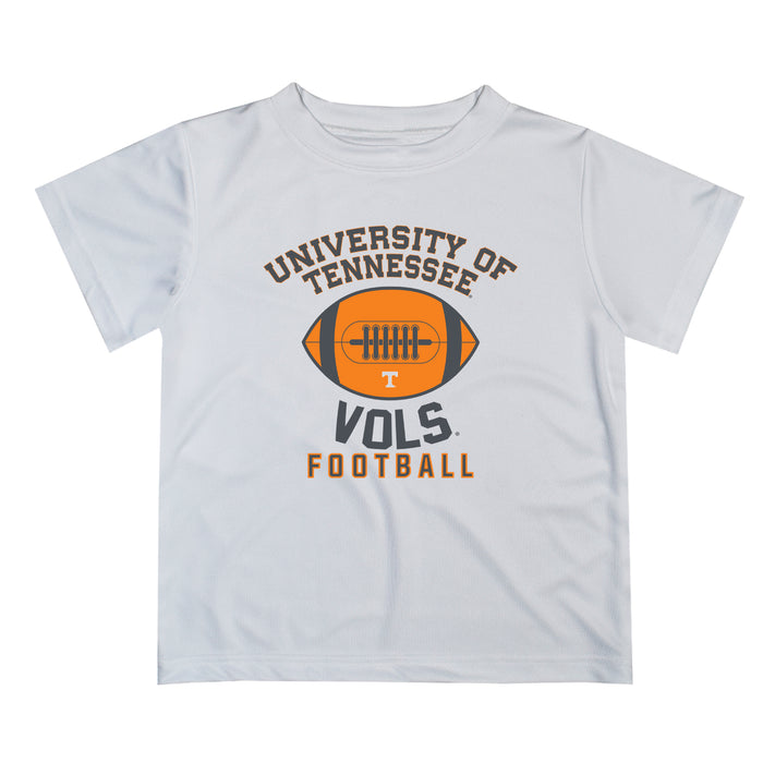 Tennessee Vols Vive La Fete Football V2 White Short Sleeve Tee Shirt