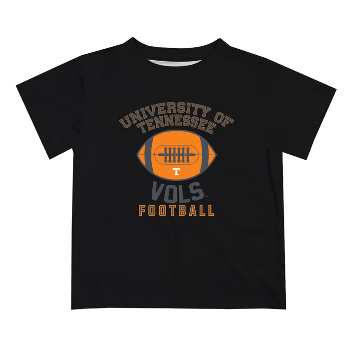 Tennessee Vols Vive La Fete Football V2 Black Short Sleeve Tee Shirt