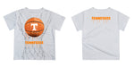 Tennessee Vols Original Dripping Basketball Orange T-Shirt by Vive La Fete - Vive La Fête - Online Apparel Store