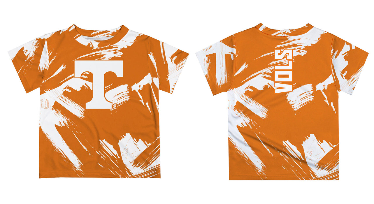 Tennessee Vols Vive La Fete Boys Game Day Orange Short Sleeve Tee Paint Brush - Vive La Fête - Online Apparel Store