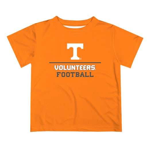 Tennessee Vols Vive La Fete Football V1 Orange Short Sleeve Tee Shirt