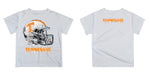 Tennessee Vols Original Dripping Football Helmet White T-Shirt by Vive La Fete - Vive La Fête - Online Apparel Store