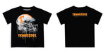 Tennessee Vols Original Dripping Football Helmet Black T-Shirt by Vive La Fete - Vive La Fête - Online Apparel Store