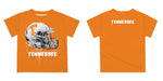 Tennessee Vols Original Dripping Football Helmet Orange T-Shirt by Vive La Fete - Vive La Fête - Online Apparel Store
