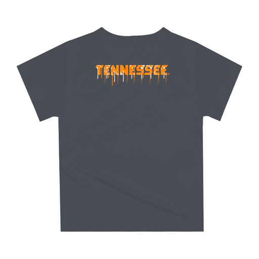 Tennessee Vols Original Dripping Football Helmet Gray T-Shirt by Vive La Fete - Vive La Fête - Online Apparel Store